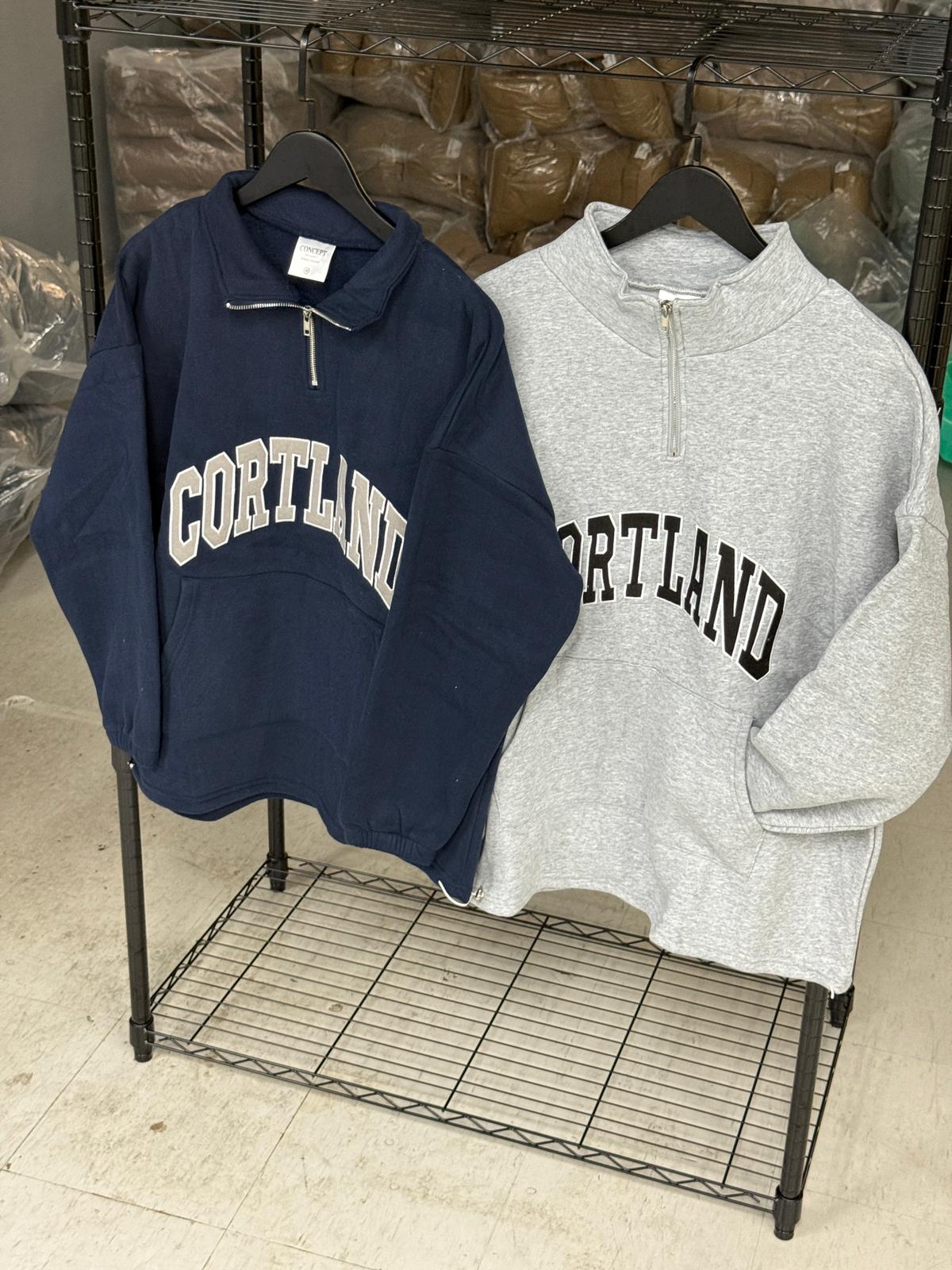 #C428 COURTLAND Zipper Sweater