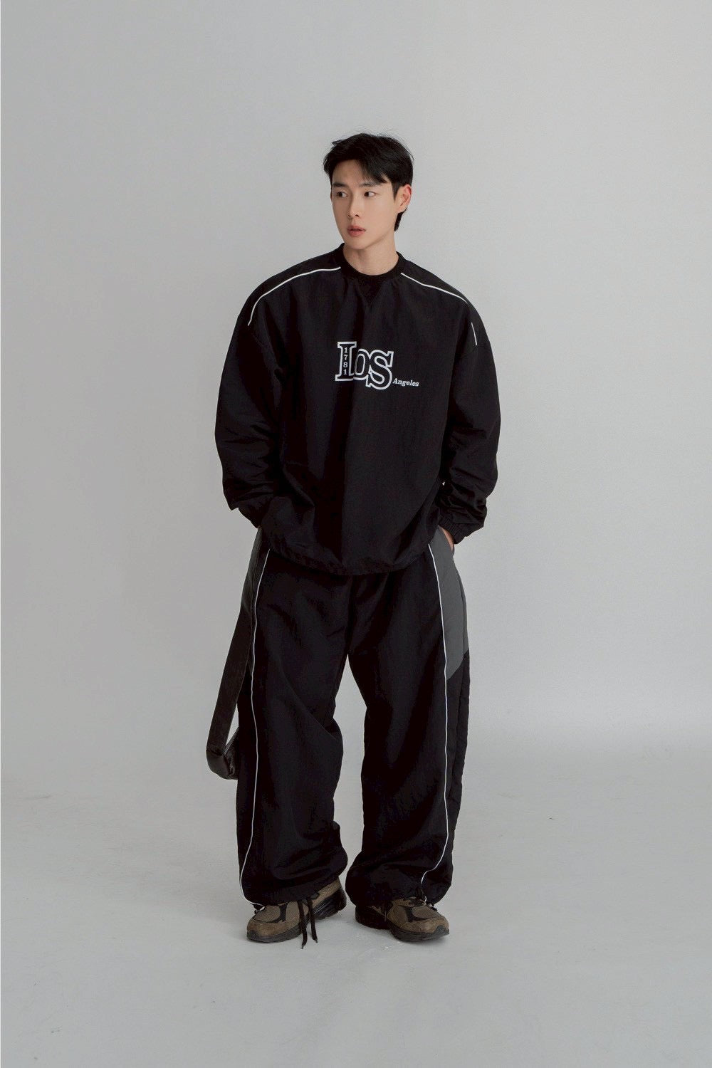 #C418 Los Angeles Topstitch Long Sleeved Tee