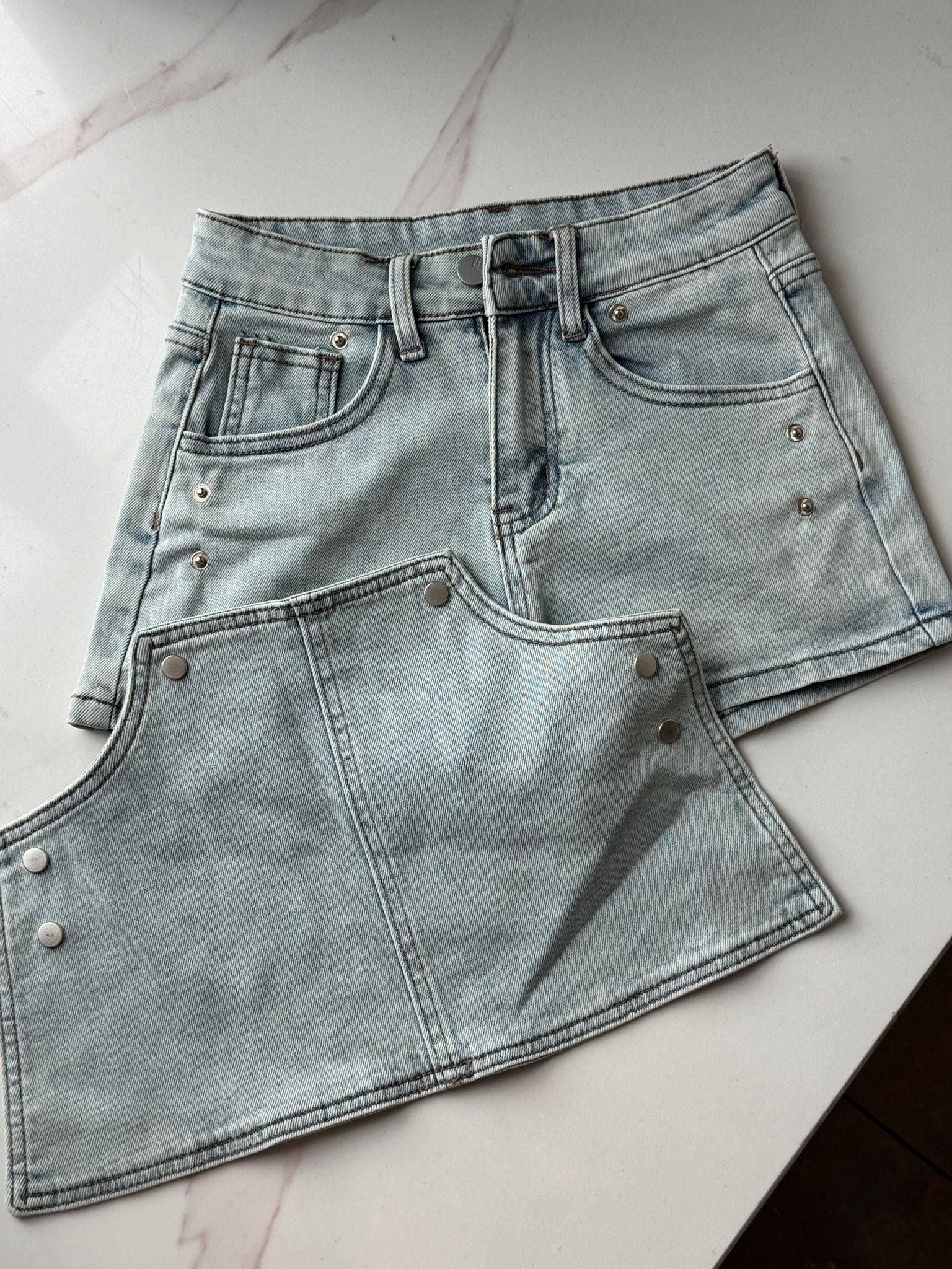 #LP86 2-ways Denim Skirt