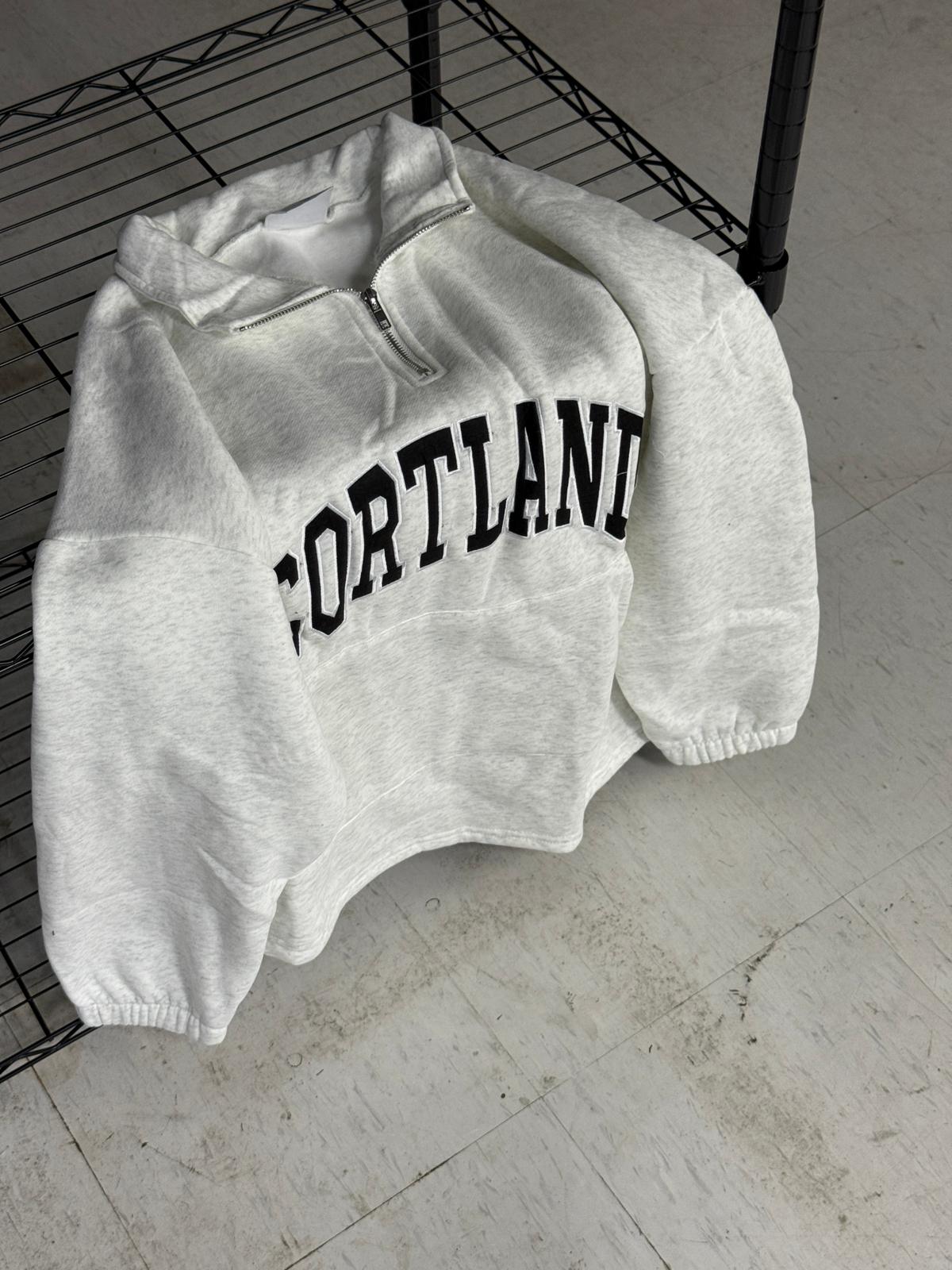 #C428 COURTLAND Zipper Sweater