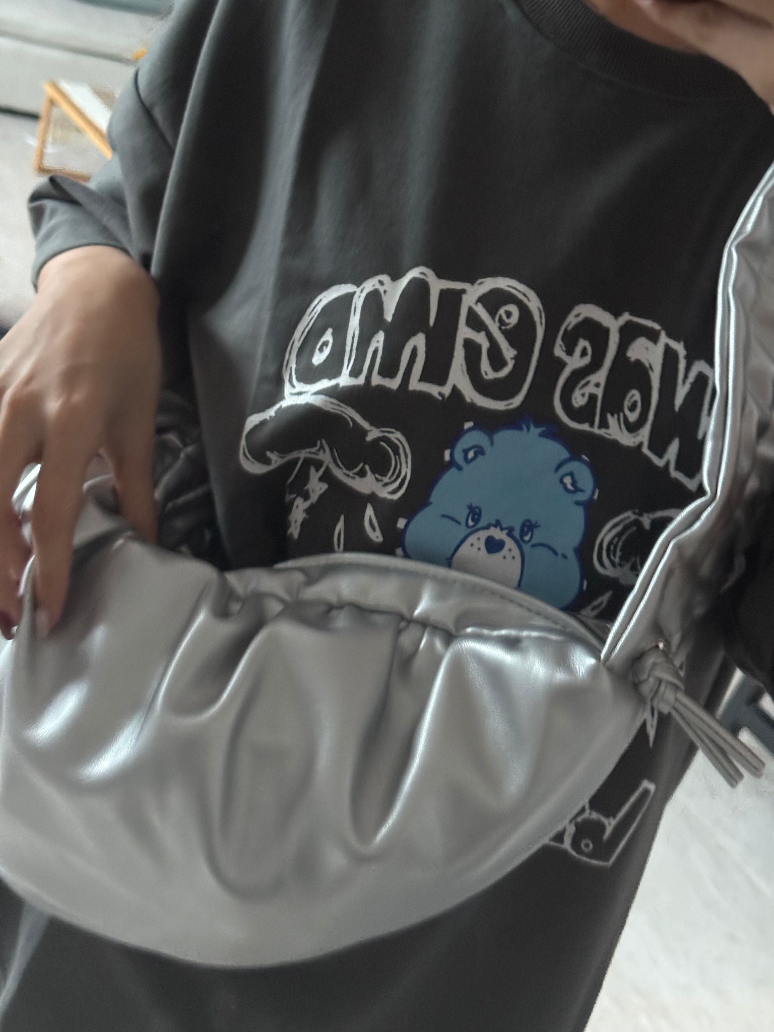 #IS169 Sliver Dumpling Bag