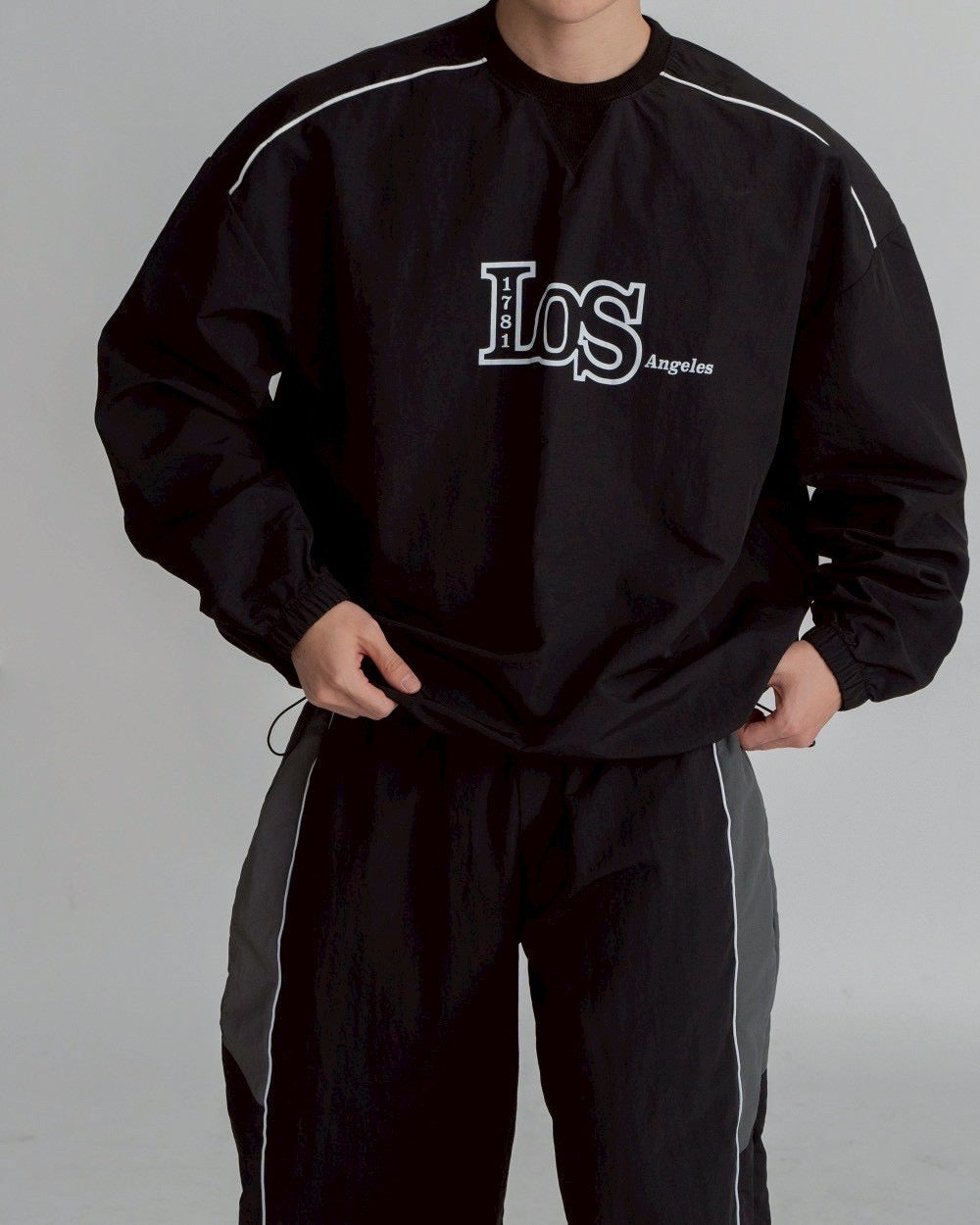 #C418 Los Angeles Topstitch Long Sleeved Tee