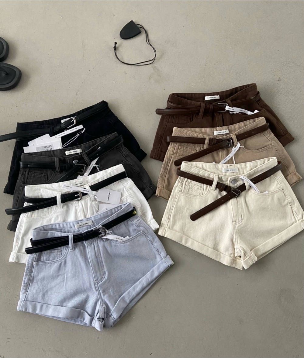 「$59最低團」#MD24 V line Vintage Shorts - Idiot Sandwich Apparel Limited -
