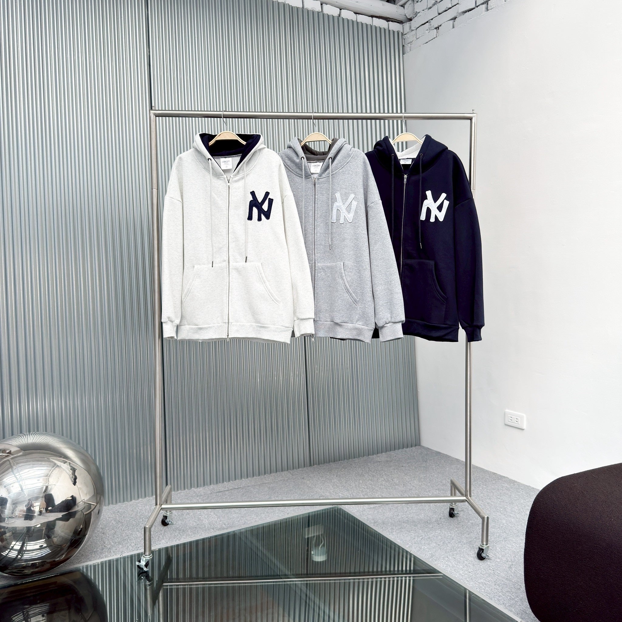 #C415 NY Double stranded Hoodie