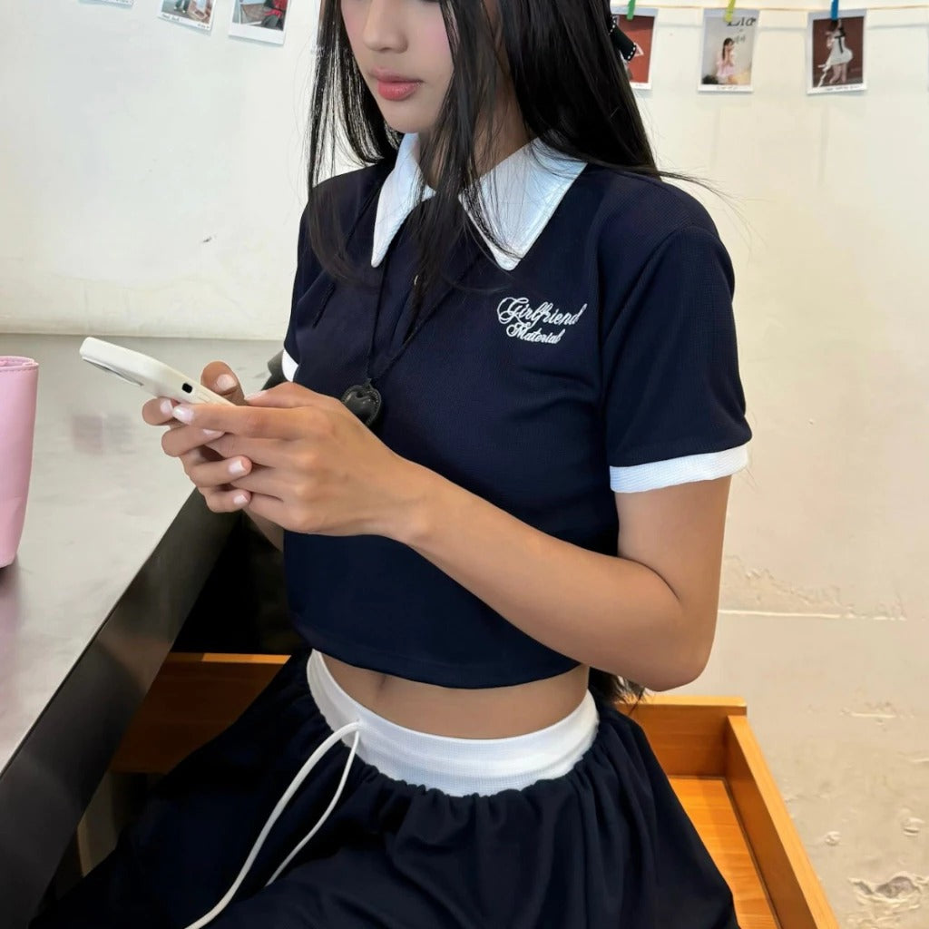 #VNFF05 Girlfriend Material Polo領短版套裝