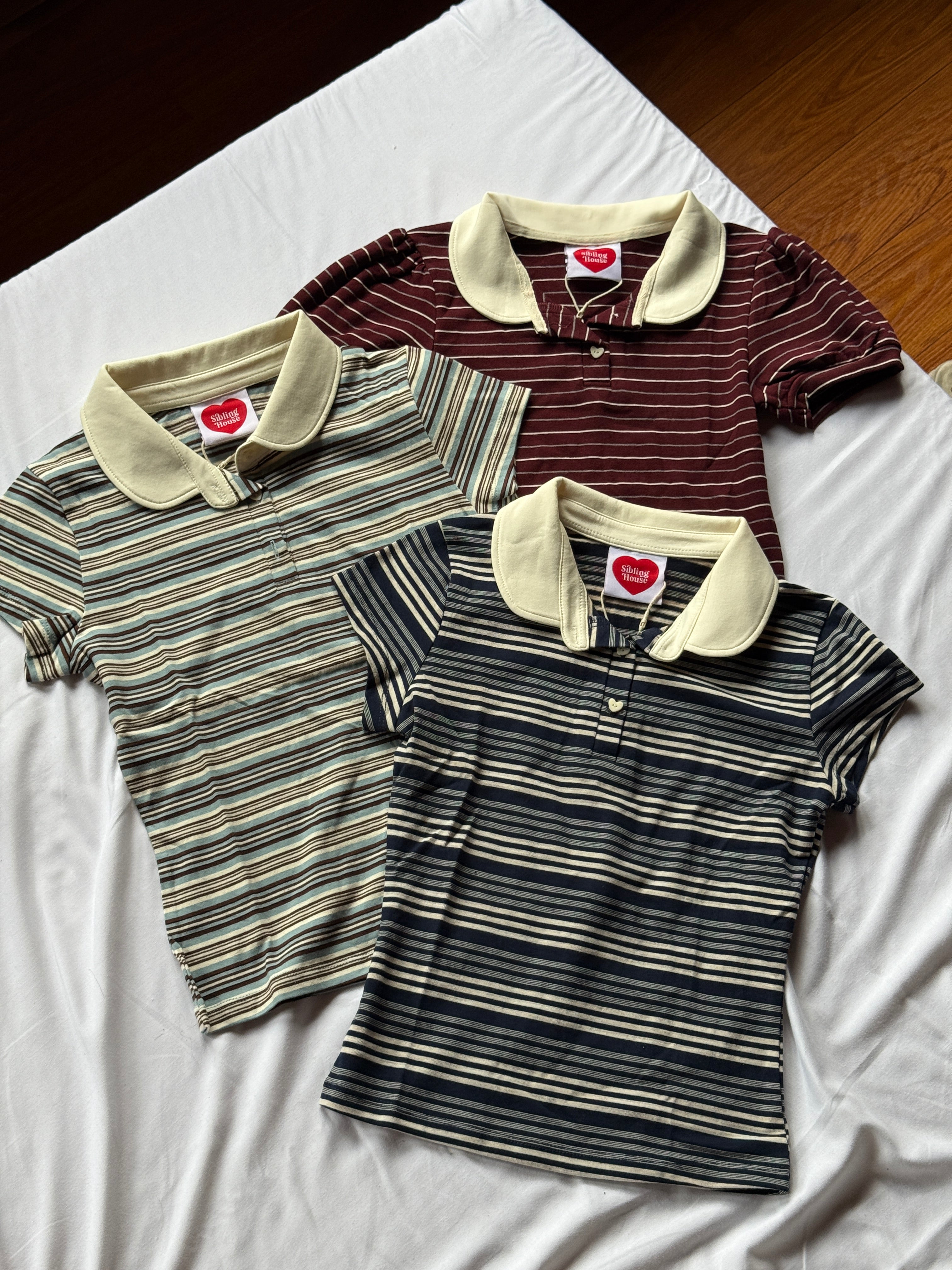 #VNSH01 Sibling House代購超柔軟復古Polo
