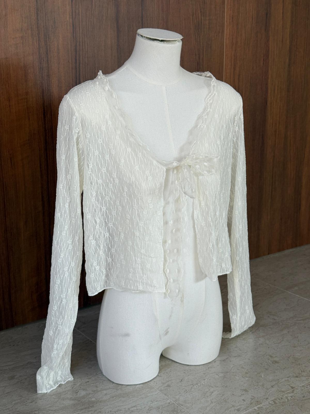 #IS190 Floral Lightweight Tie Top