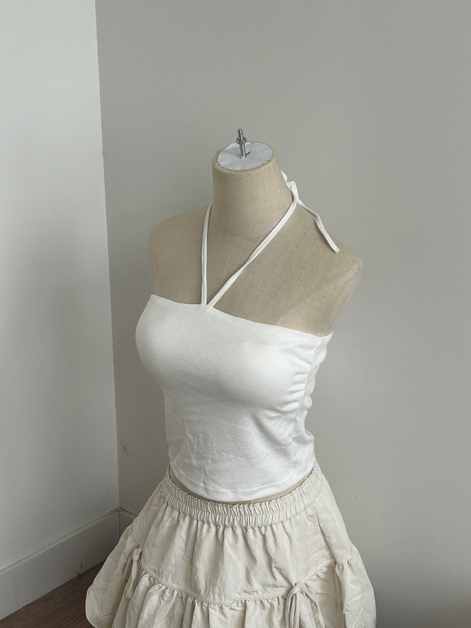 #IS121 Halter Neck Padded Top