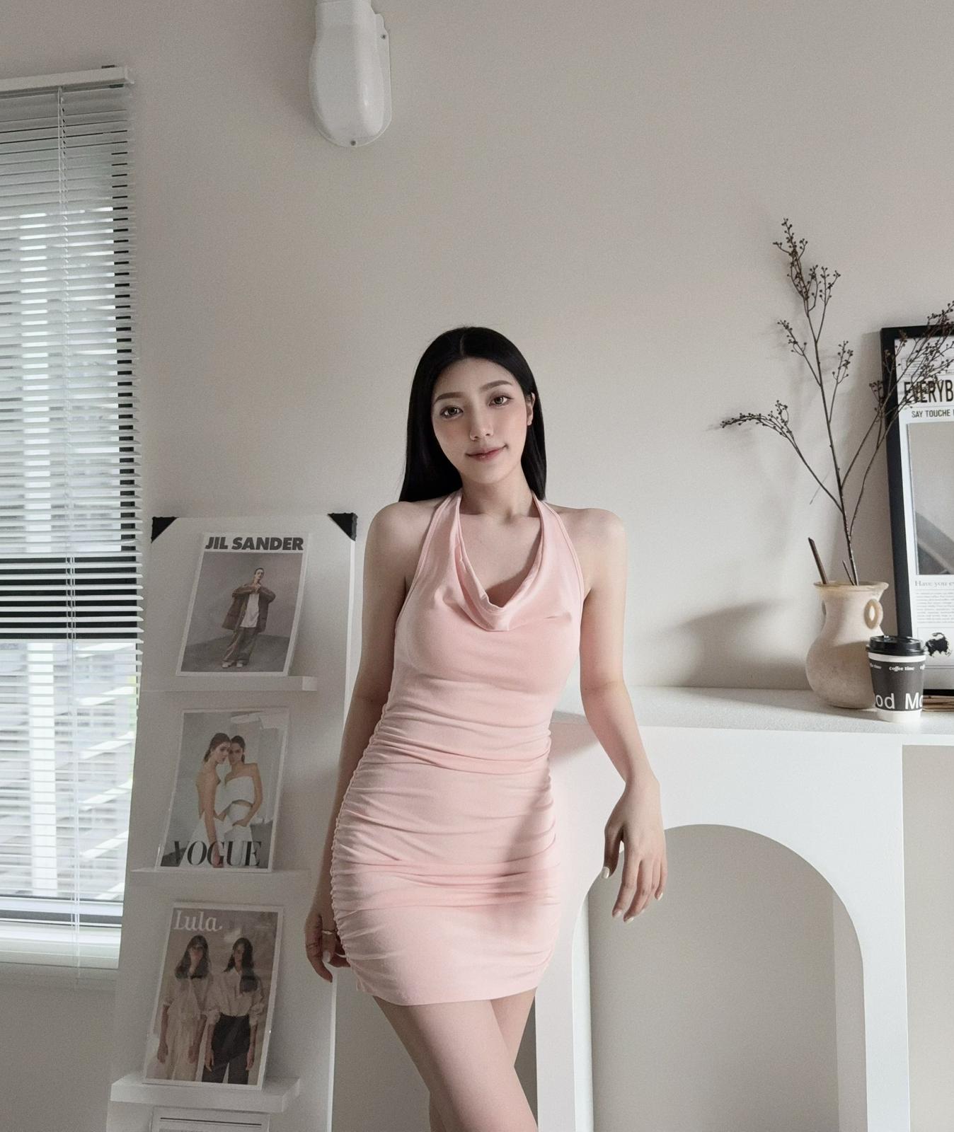 #AD03 N-ways Hip-hugging Mini Dress