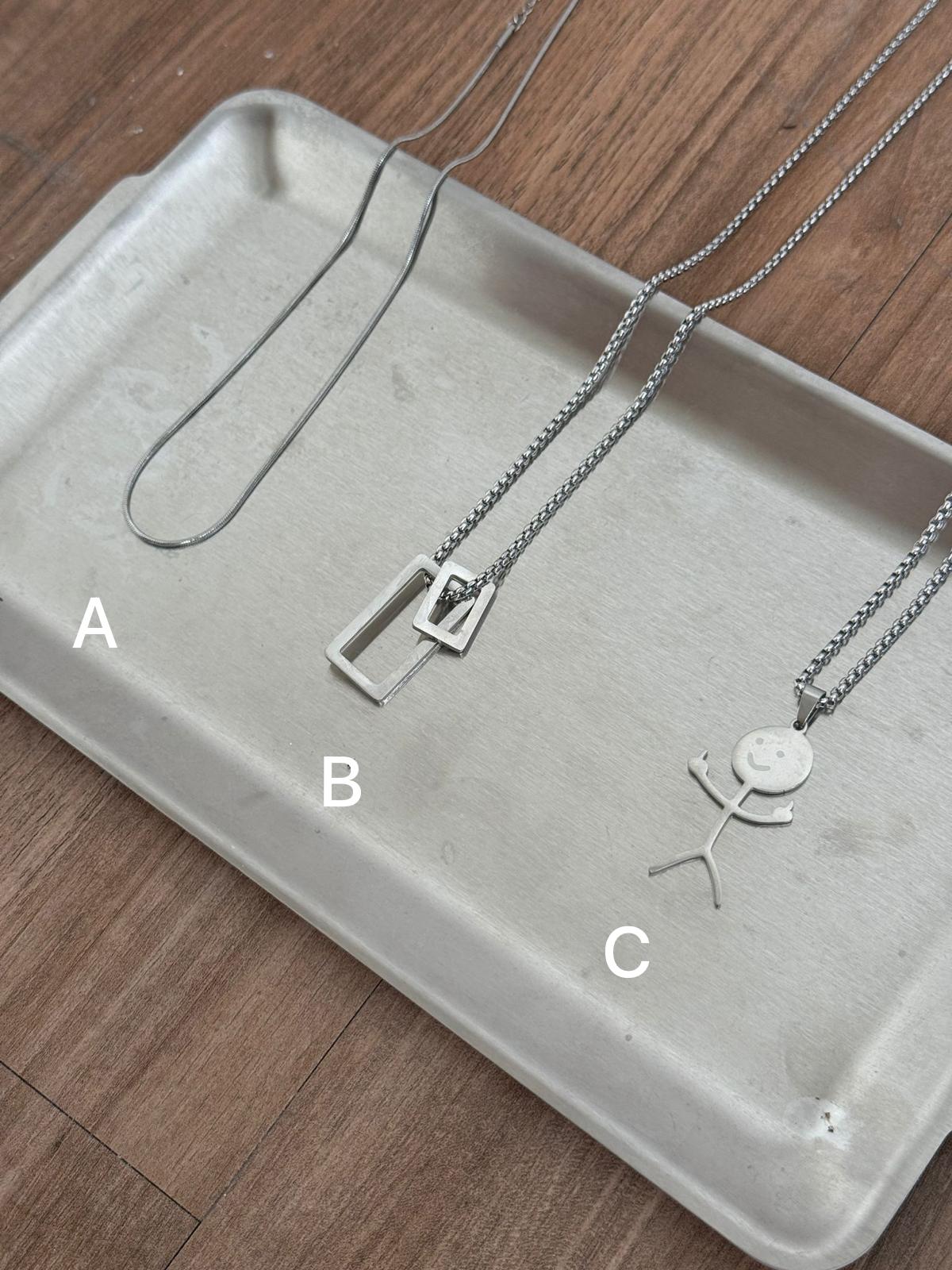 #IS195「送免運券」Simple Creative Necklace