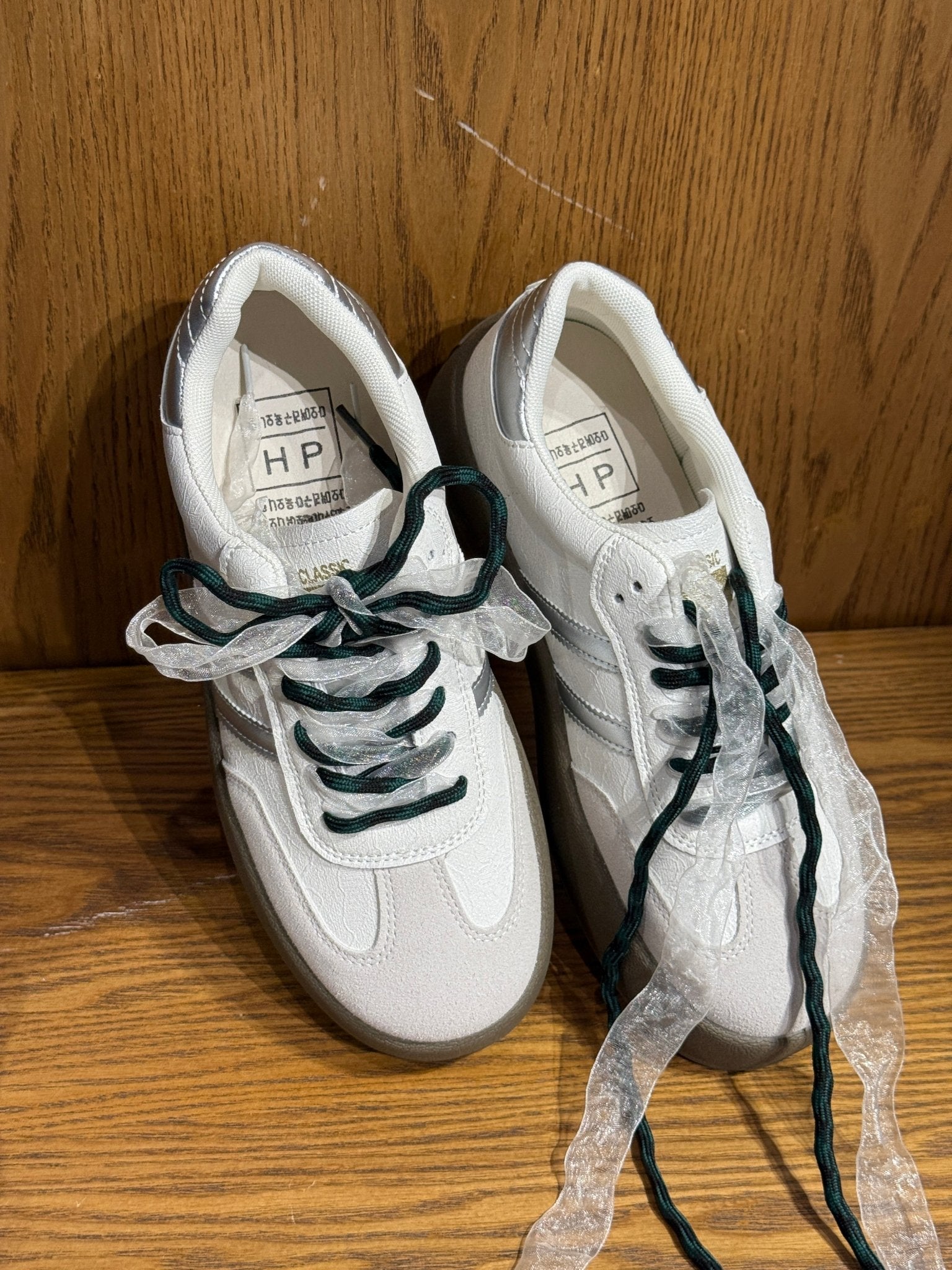 #A802 Ribbon Flatform Sneakers - Idiot Sandwich Apparel Limited -