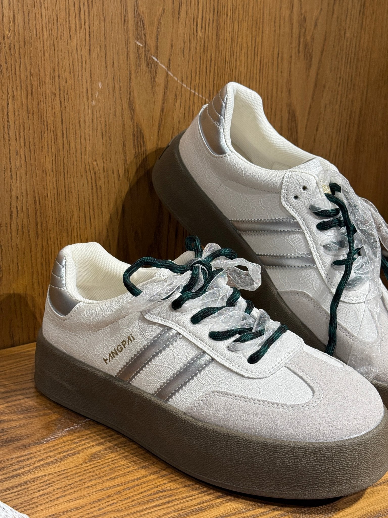 #A802 Ribbon Flatform Sneakers - Idiot Sandwich Apparel Limited -