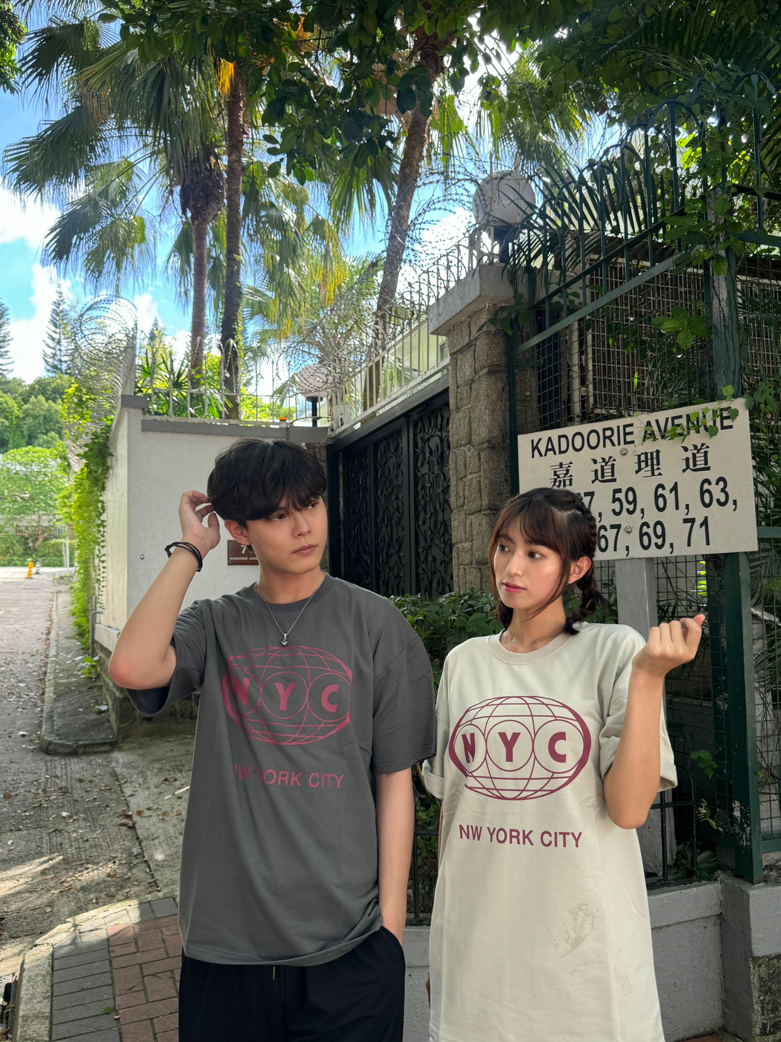 #C106 NYC printed T - shirt - Idiot Sandwich HK -