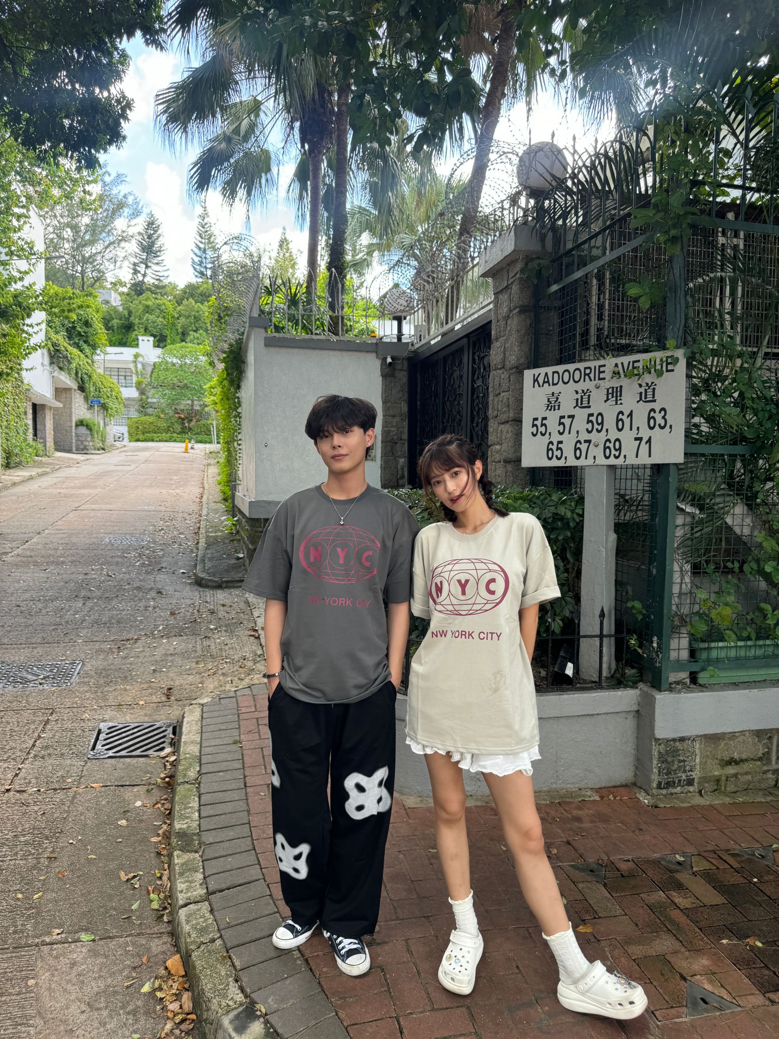 #C106 NYC printed T - shirt - Idiot Sandwich HK -