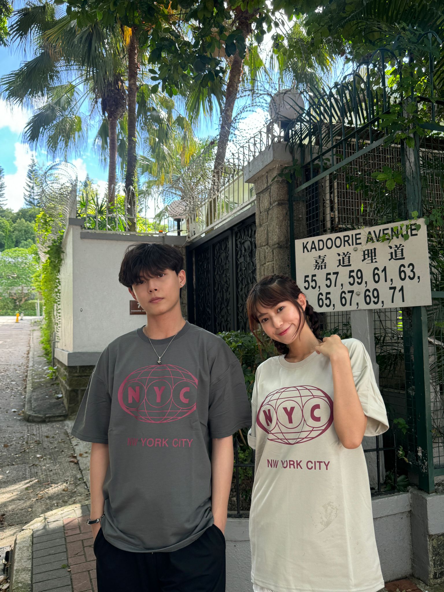#C106 NYC printed T - shirt - Idiot Sandwich HK -