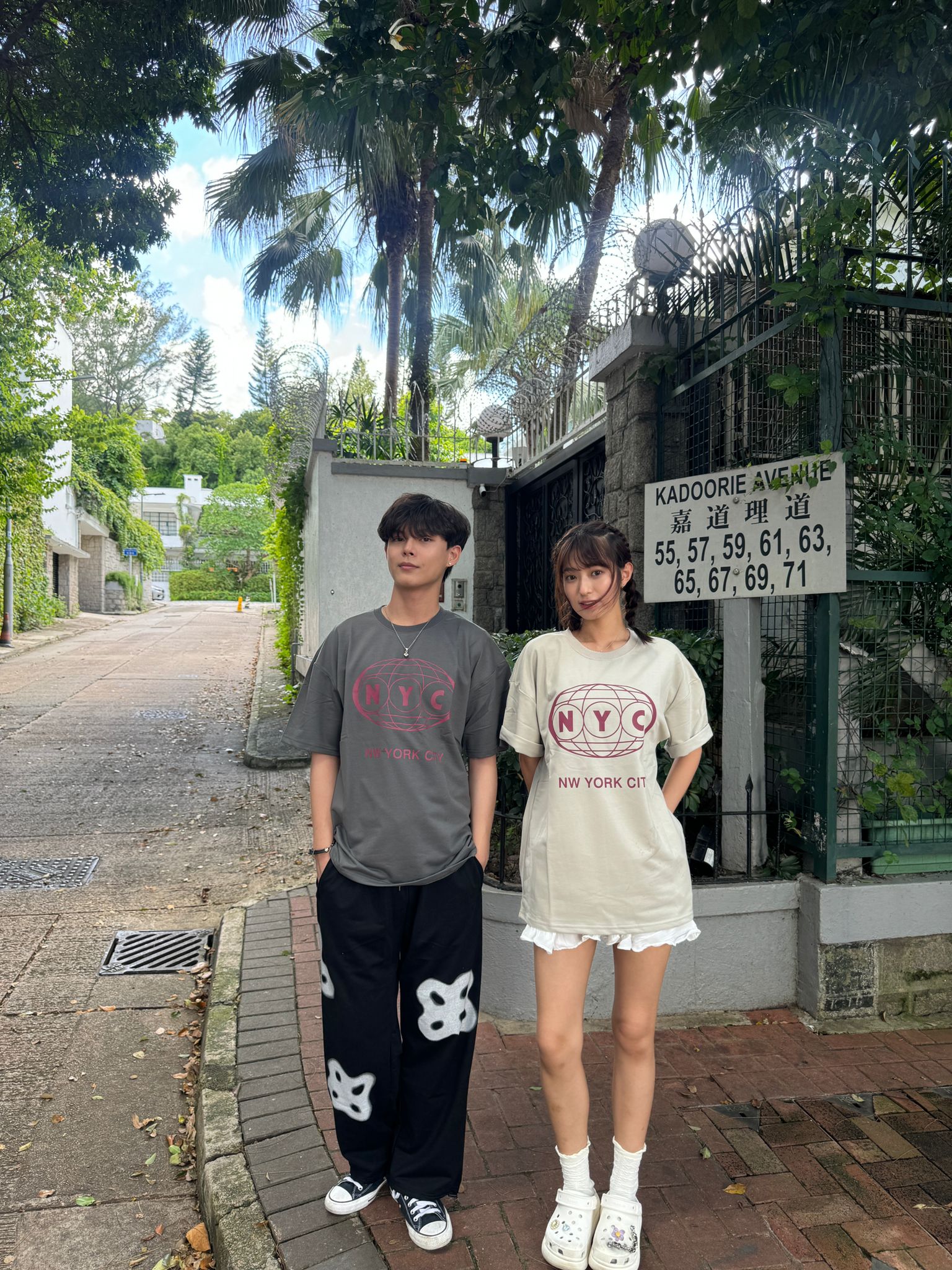 #C106 NYC printed T - shirt - Idiot Sandwich HK -