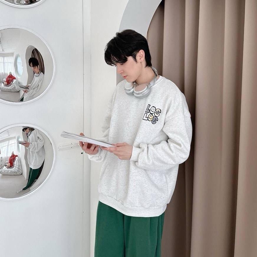#C224 LOS LOS Sweatshirt 厚磅刷毛布 - Idiot Sandwich HK -