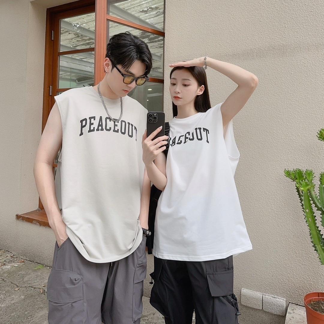 #C354 Peaceout Tank Top - Idiot Sandwich Apparel Limited -