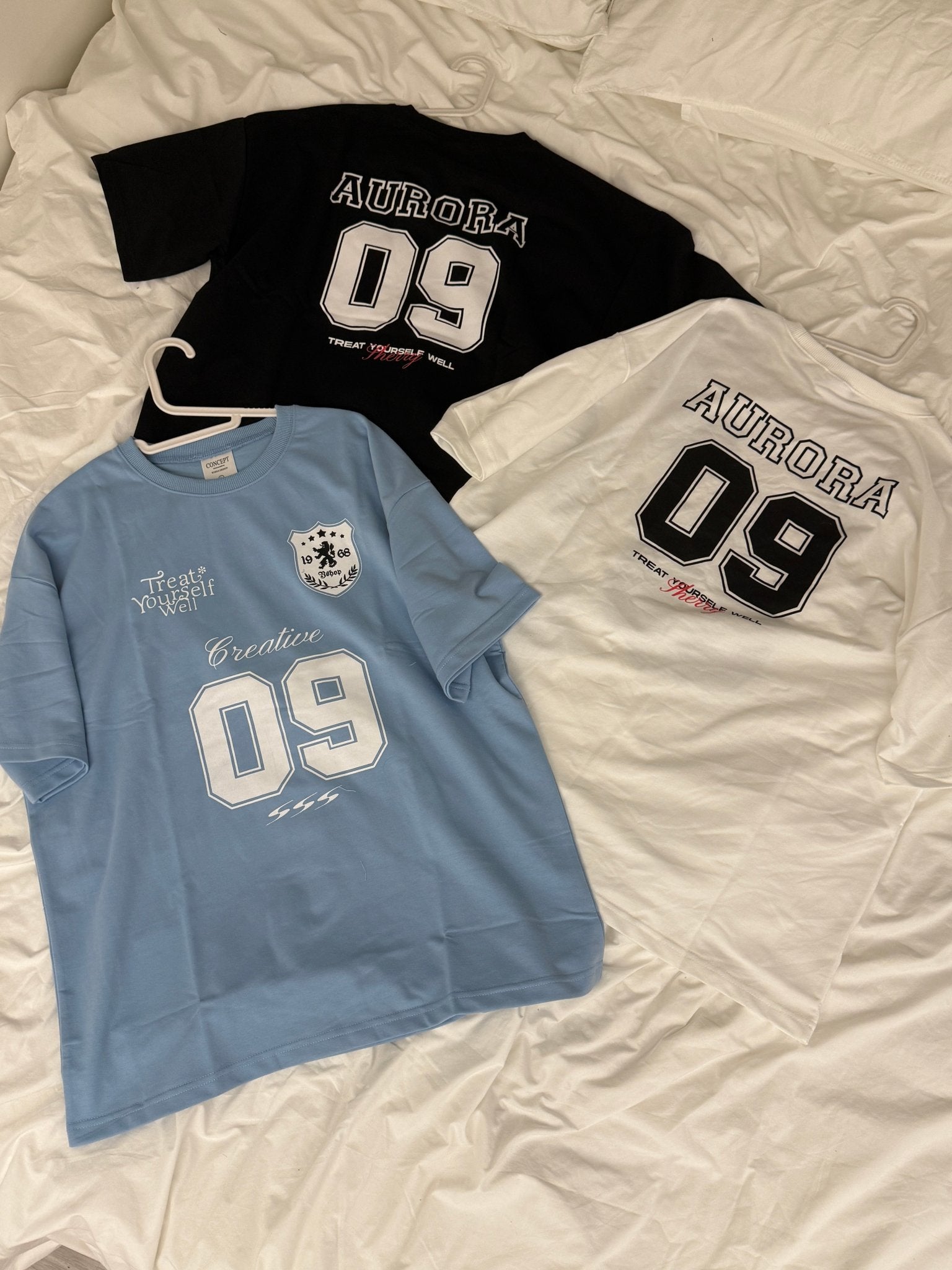 C377 Aurora 09 Football T-shirt - Idiot Sandwich Apparel Limited -