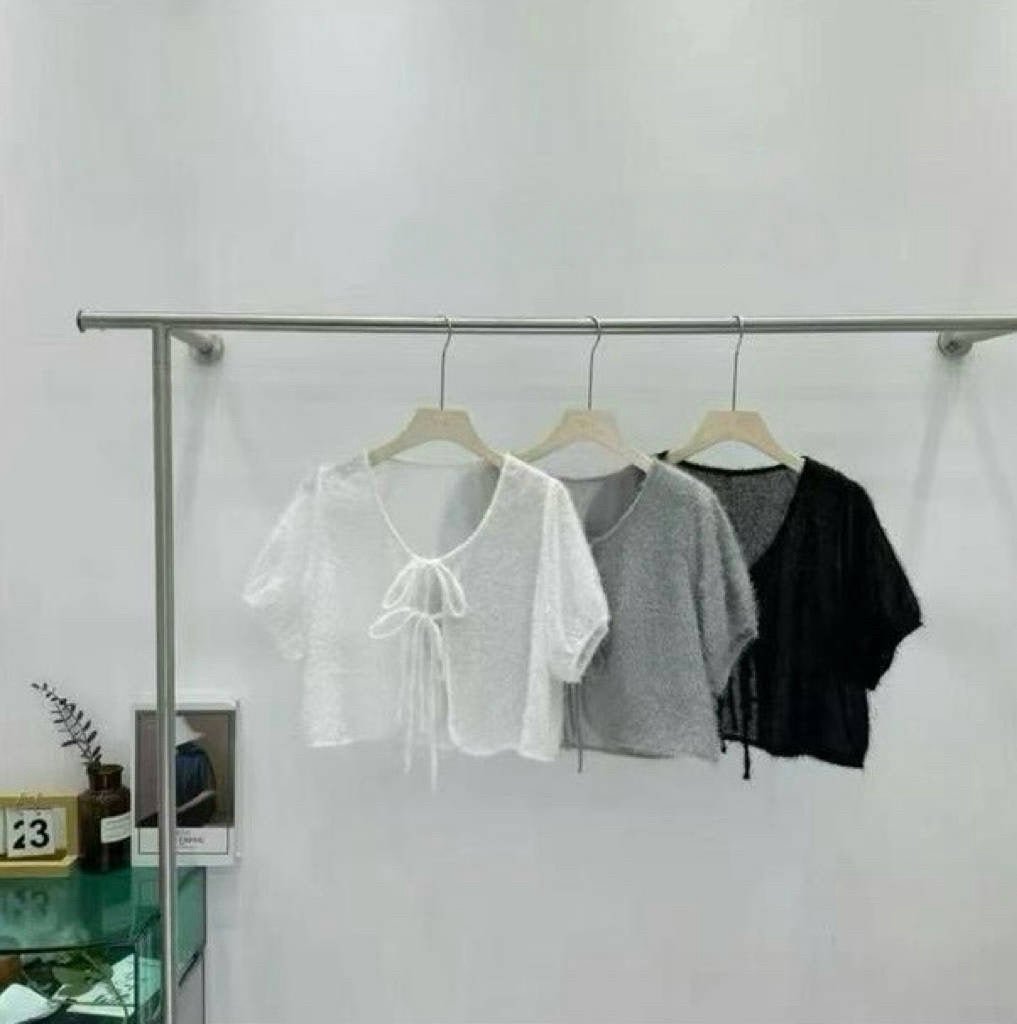 #IS122 Chiffon Tie - top - Idiot Sandwich Apparel Limited -