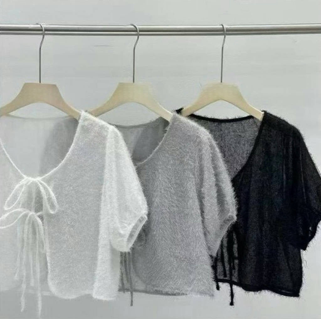 #IS122 Chiffon Tie - top - Idiot Sandwich Apparel Limited -
