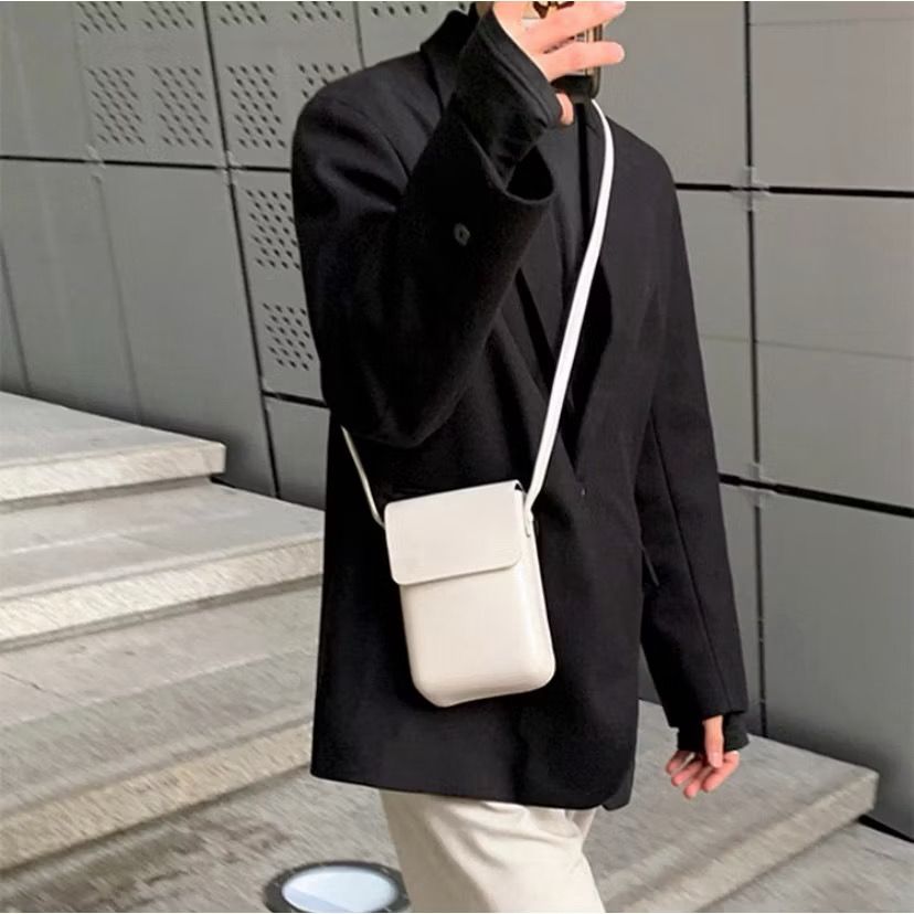 IS180 Tiny Leather Crossbody Bag - Idiot Sandwich Apparel Limited -