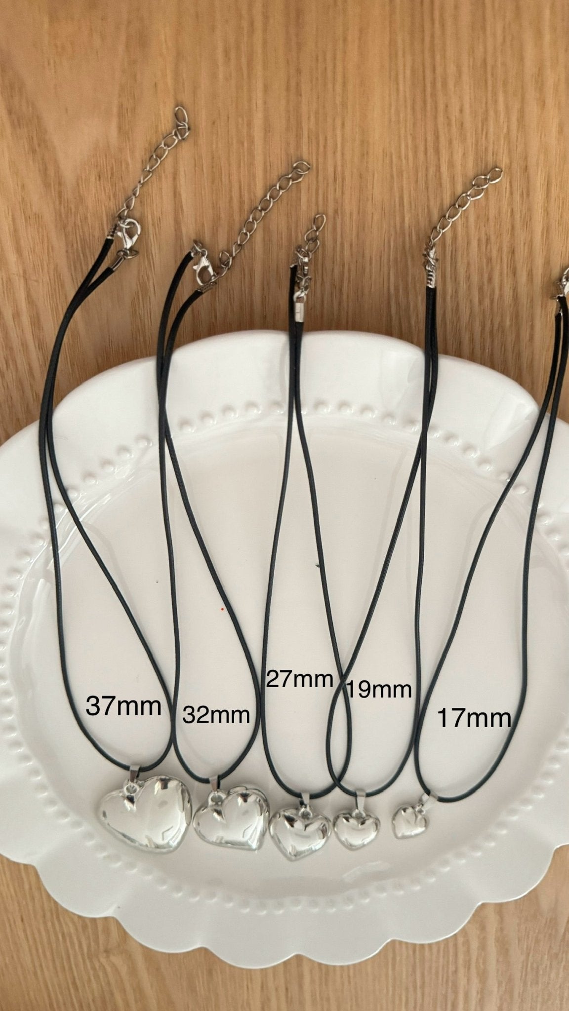 #IS61 Leather cord choker necklace - Idiot Sandwich HK -