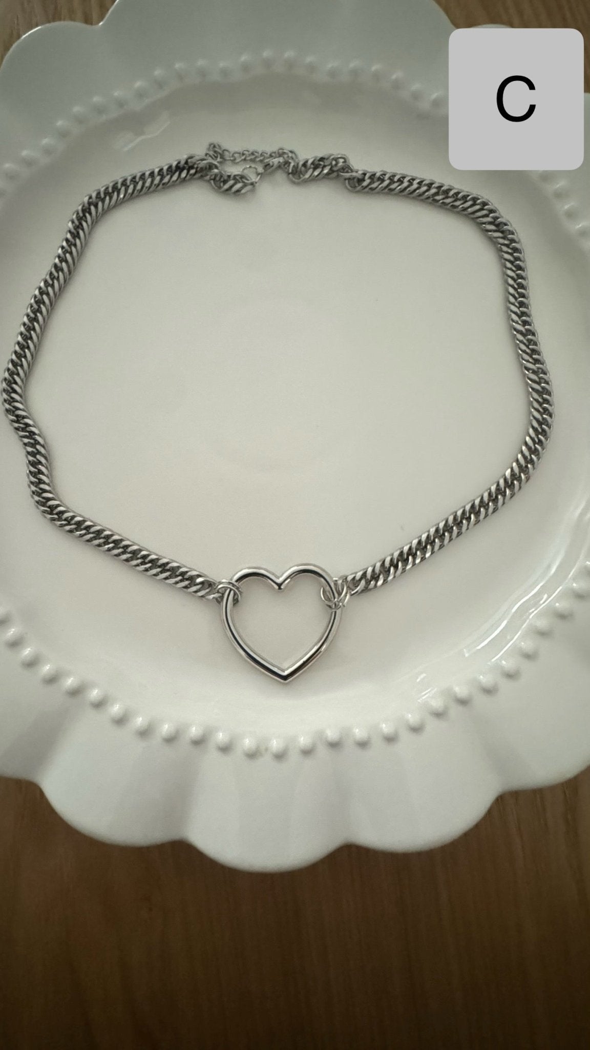 #IS62 Simple metal necklace - Idiot Sandwich HK -