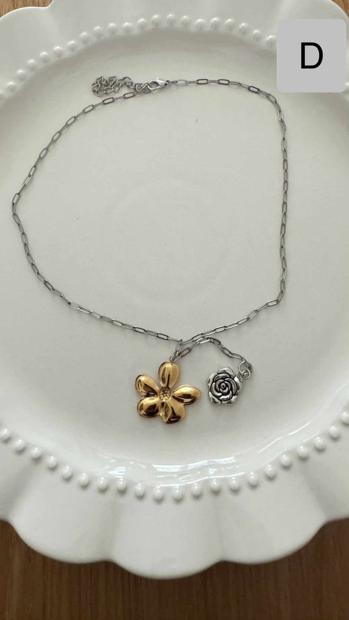 #IS62 Simple metal necklace - Idiot Sandwich HK -
