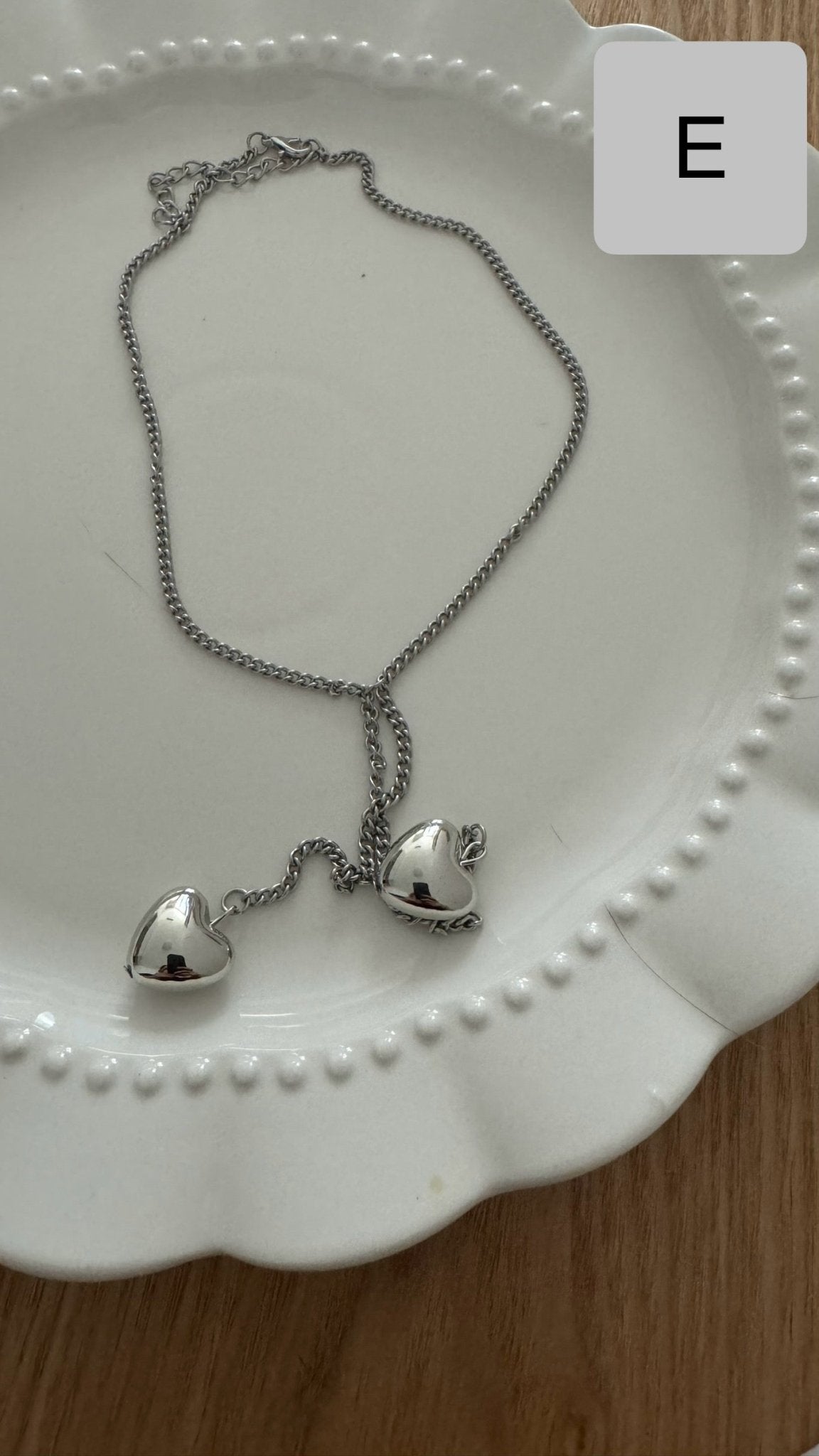 #IS62 Simple metal necklace - Idiot Sandwich HK -