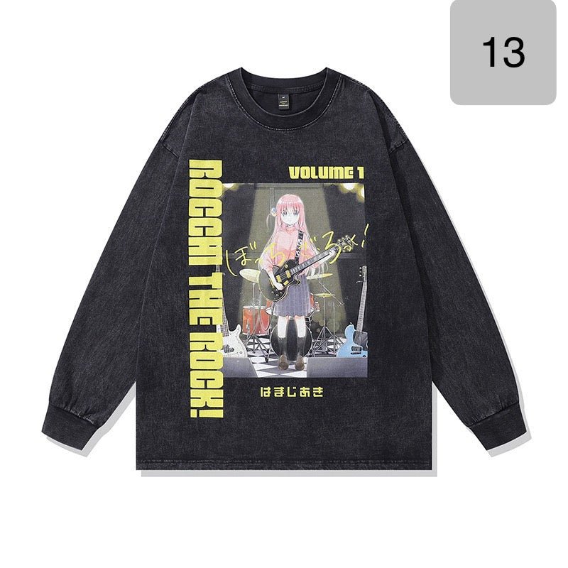 #IS67 Stone Washed long sleeves T - shrit - Idiot Sandwich HK -