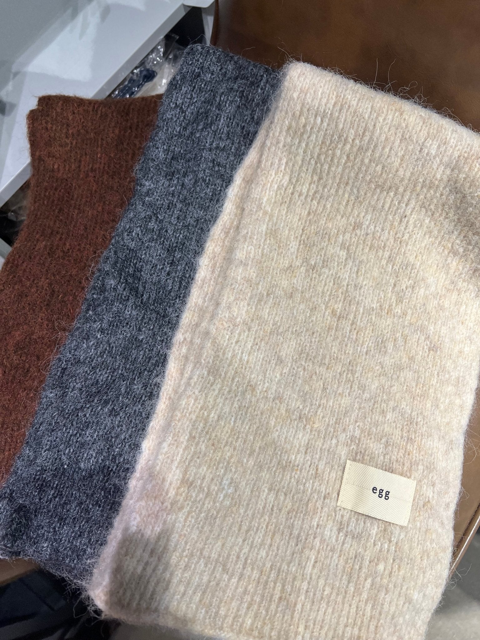 #IS68 Knitted Soft Scarf - Idiot Sandwich HK -