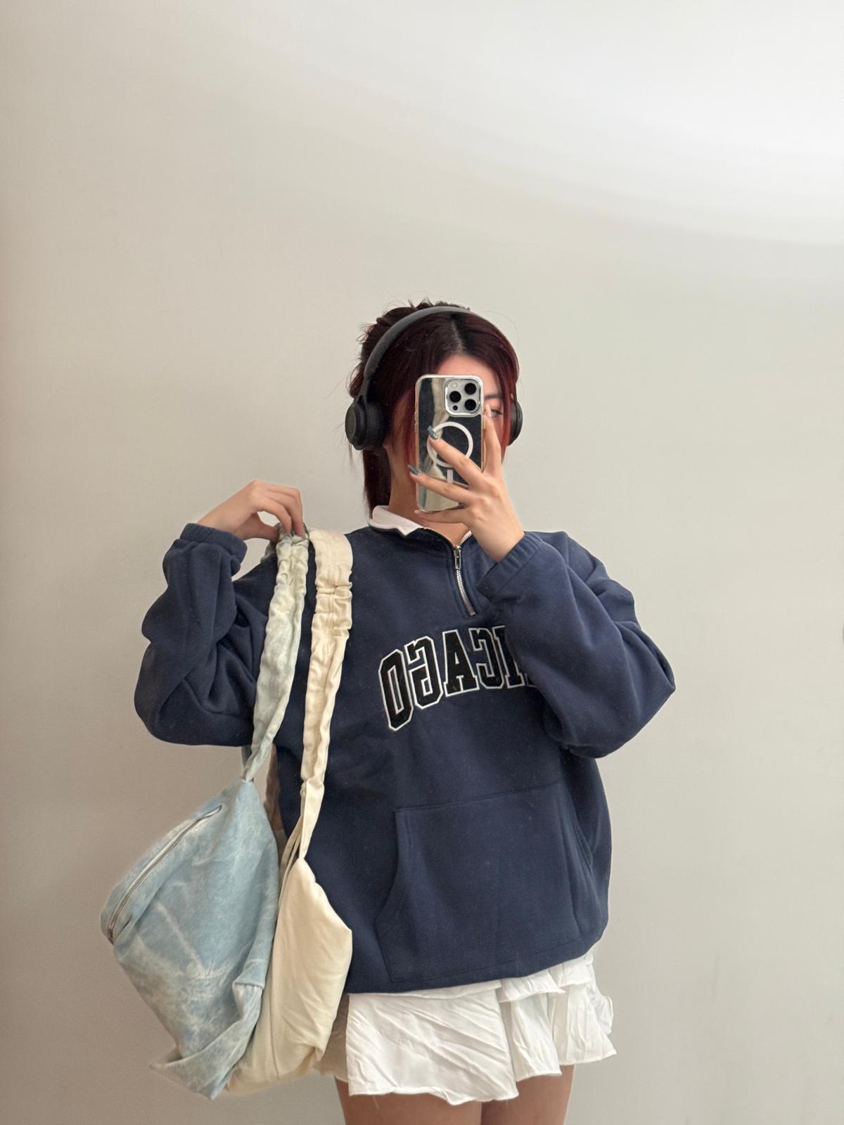 「買一送一」#IS71 Cross Denim Bag - Idiot Sandwich HK -