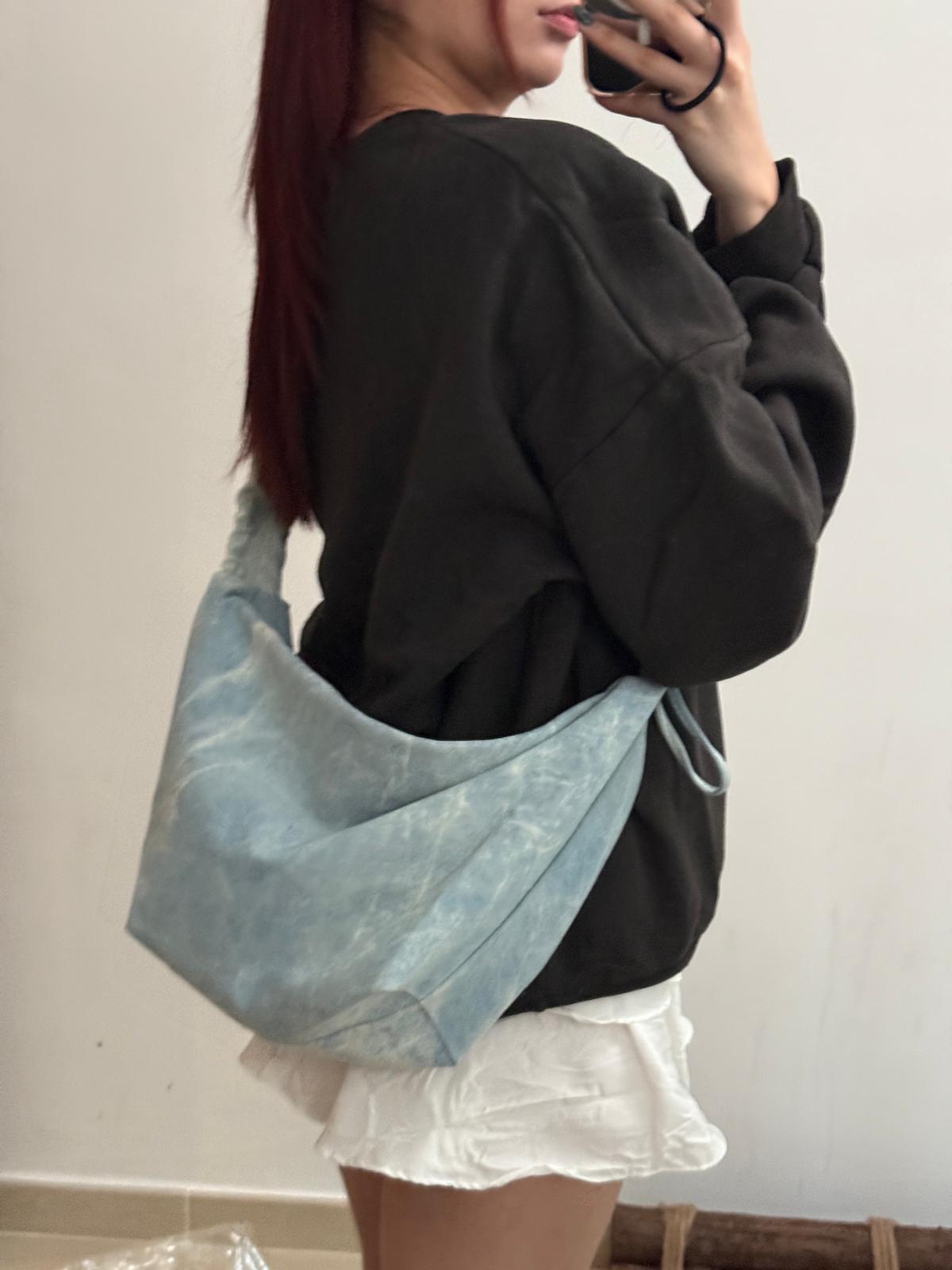 「買一送一」#IS71 Cross Denim Bag - Idiot Sandwich HK -