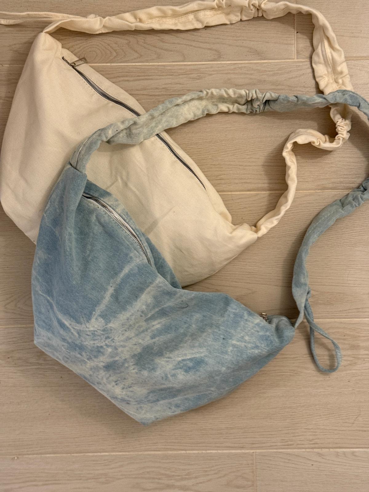 「買一送一」#IS71 Cross Denim Bag - Idiot Sandwich HK -
