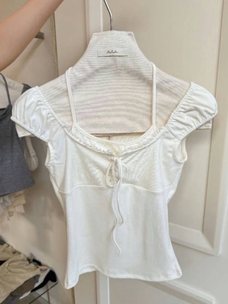 #MD53 Ballet halter - neck Top - Idiot Sandwich Apparel Limited -
