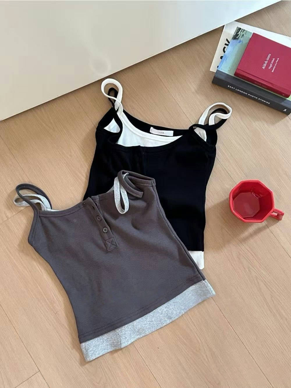 #MD54 Double Layered Tank Top - Idiot Sandwich Apparel Limited -