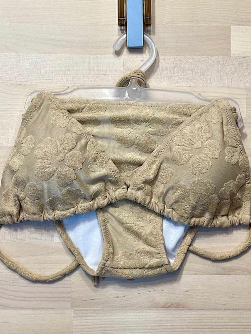 #THTK02 Terry Floral Bikini - Idiot Sandwich HK-