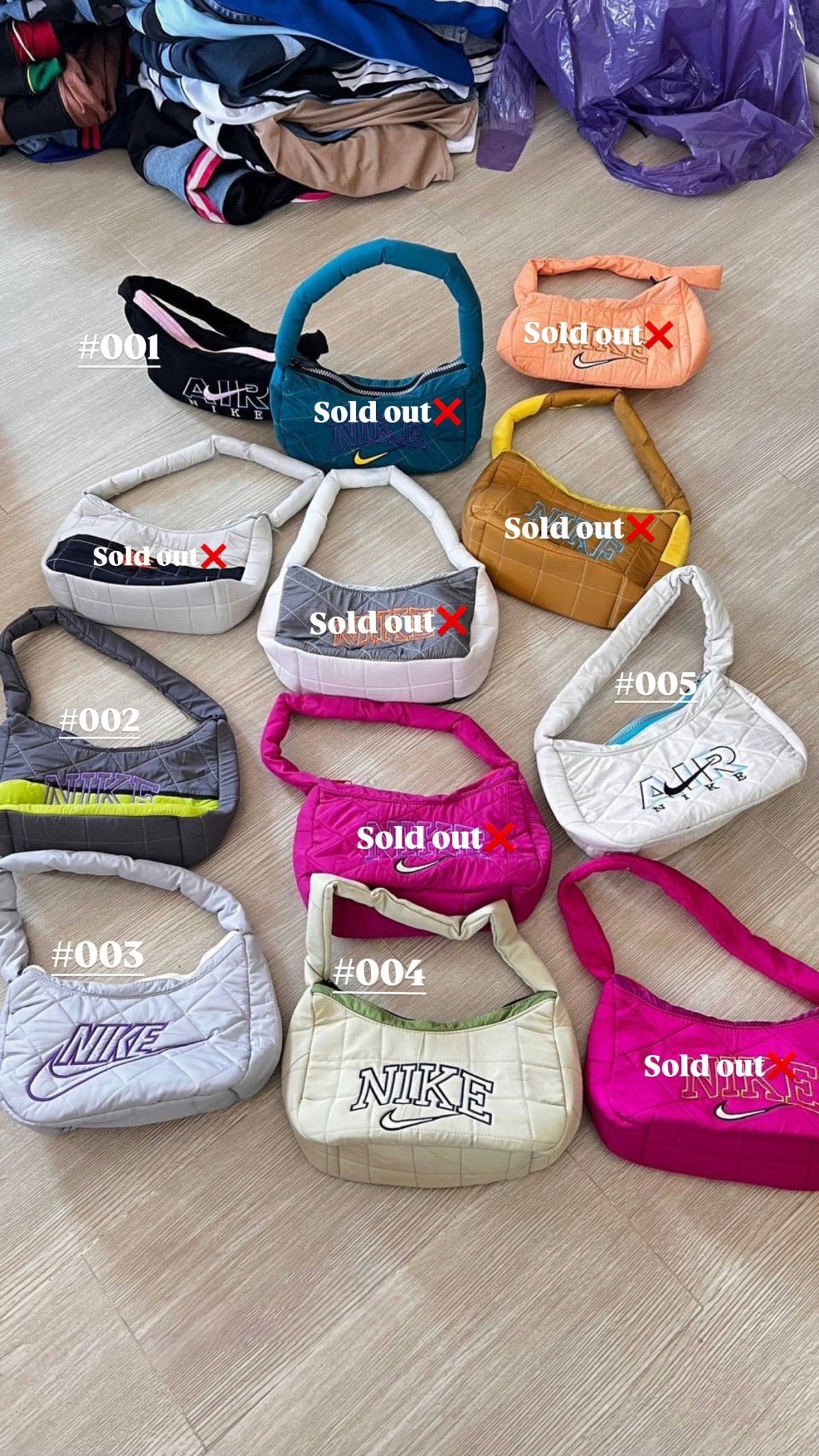 #THVN08 Vintage Remake Nike Tofu Bag - Idiot Sandwich Apparel Limited -