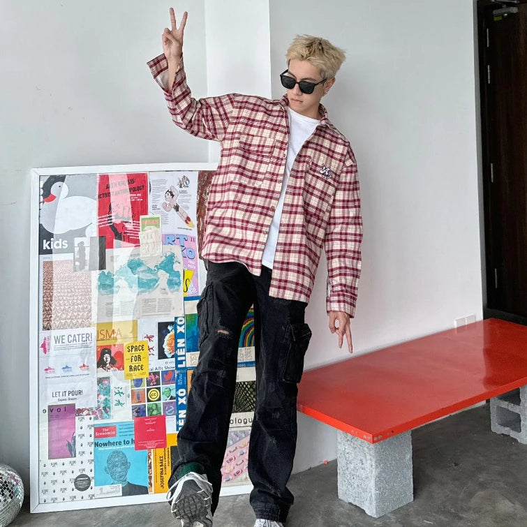 #VNAB13 Unisex 格紋襯衫