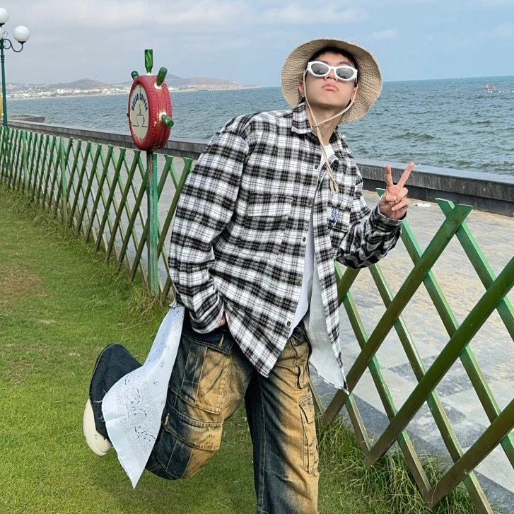 #VNAB13 Unisex 格紋襯衫
