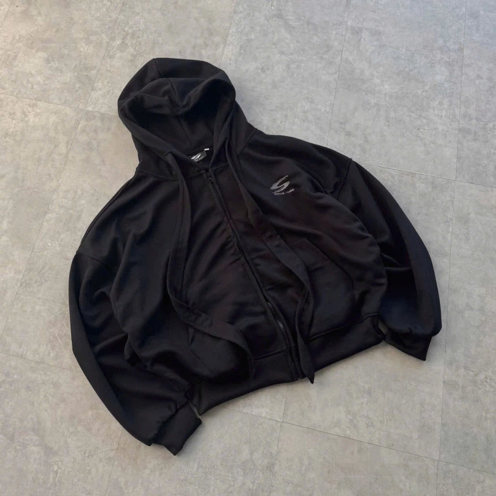 #VNSS04 Embroidery S Zip-up Hoodie