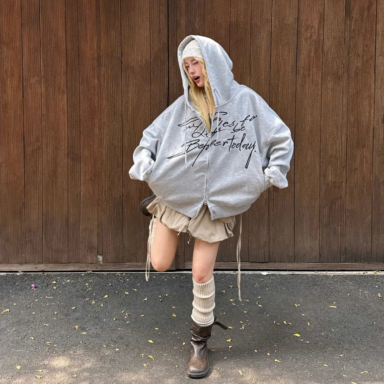 #VNYC02 Before Today Zip-up Hoodie