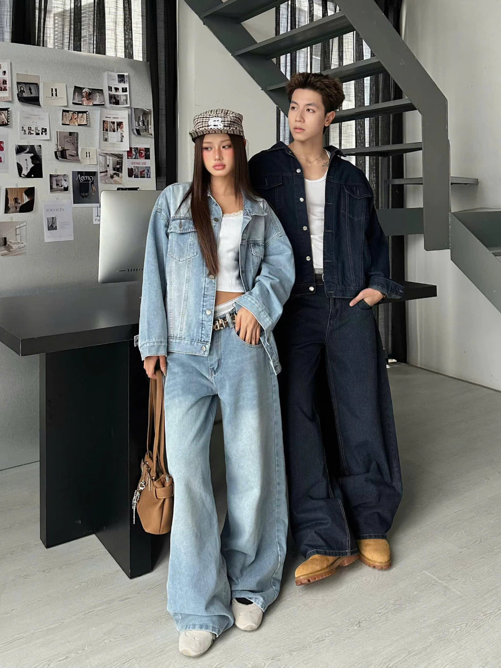 #VNAB16 Denim Loose-fitting Jacket