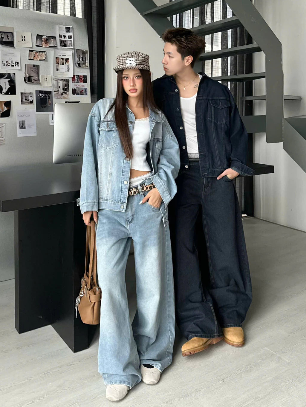 #VNAB16 Denim Loose-fitting Jacket