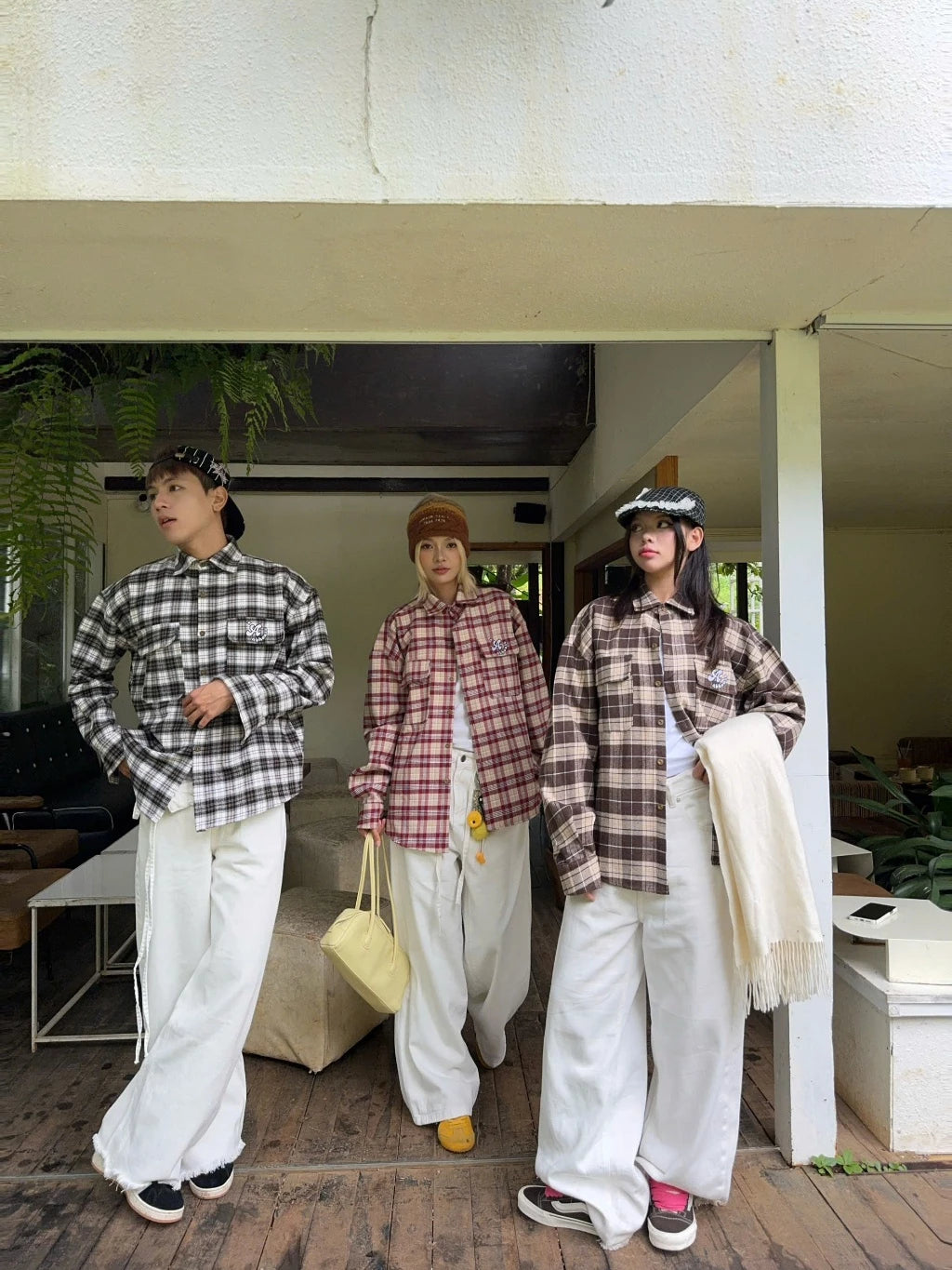 #VNAB13 Unisex 格紋襯衫