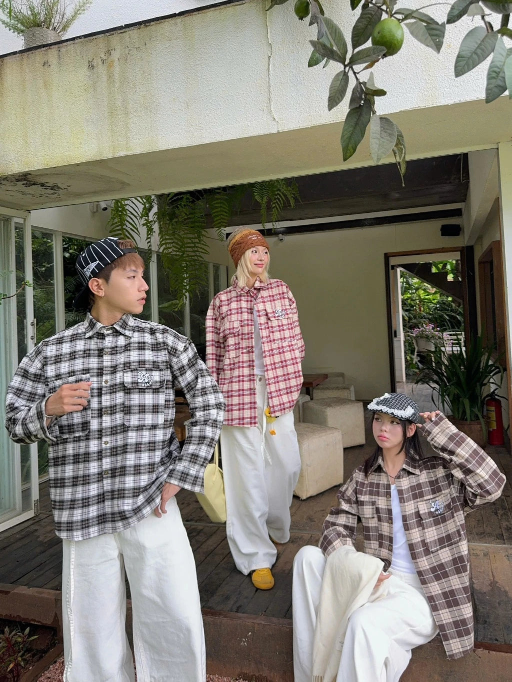 #VNAB13 Unisex 格紋襯衫