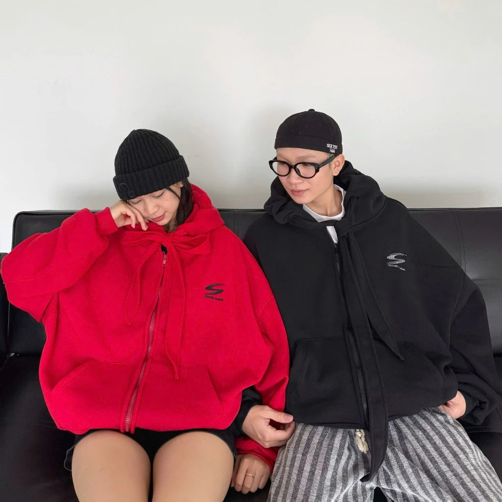 #VNSS04 Embroidery S Zip-up Hoodie