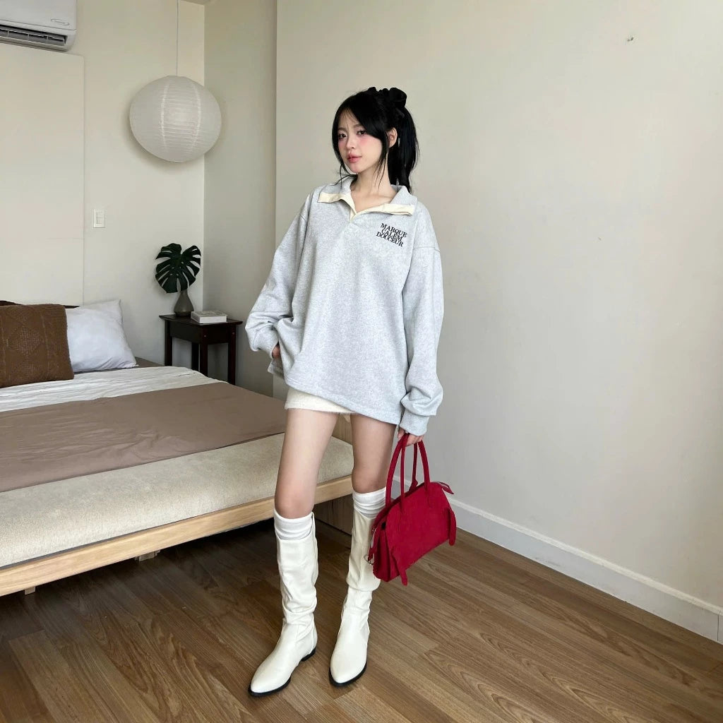 #VNCA01 MARQUE Polo Sweatshirt