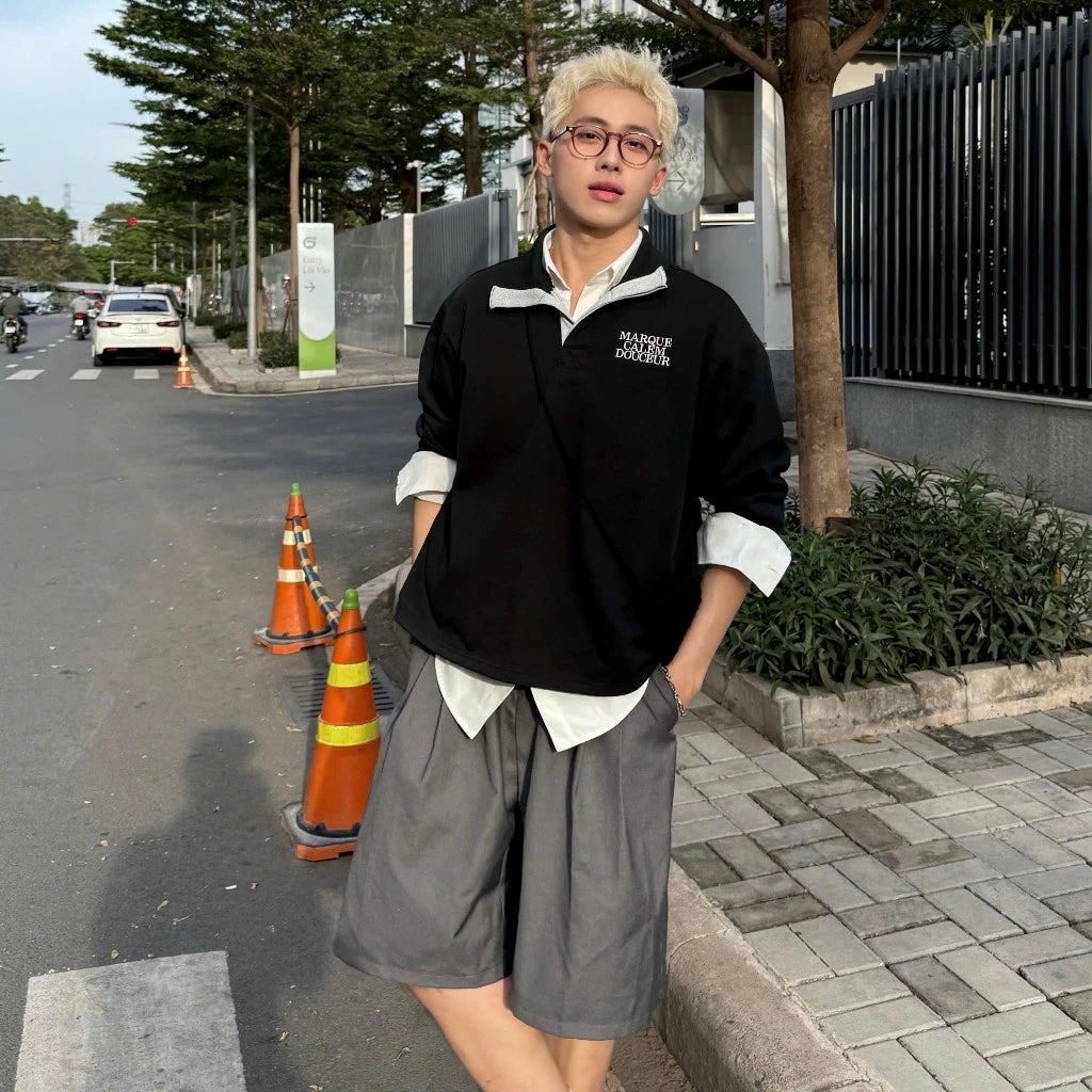 #VNCA01 MARQUE Polo Sweatshirt